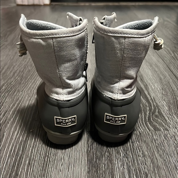 Sperry Gray Ankle Boots Waterproof Comfort - Picture 5 of 6